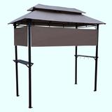 Arlmont & Co. 8x4ft Grill Gazebo, Polyester | 97.8 H x 111.6 W x 64.8 D in | Wayfair 46DD6165DC234091B8CDADE55E3A76AA