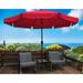 Arlmont & Co. 10ft Patio Umbrella Market Round Umbrella | Wayfair 3724E9D343F74DFCA9004EA21B659494