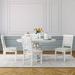 Alcott Hill® Melita Round 58.01" Dining Set Wood in White | 30.01 H in | Wayfair 53A83647981F4B8E8D56B0517C0C3E8F