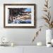 Red Barrel Studio® The river has burst its banks by Monet - Single Picture Frame Print Paper, in Blue/Brown/White | 28 H x 42 W x 1.5 D in | Wayfair