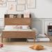 Red Barrel Studio® Divo Platform Storage Bed, Solid Wood in Brown | 45.61 H x 55.71 W x 79.3 D in | Wayfair DC068D4EFA4E40A5A741D4C4ABA87D49