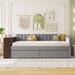 Latitude Run® Jacaury Daybed Upholstered/Velvet, Wood in Gray | 26.41 H x 42.11 W x 85.61 D in | Wayfair 97F5C85BCFD44DB4B48016CB1F86C51A