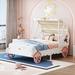 Zoomie Kids Amanraj Platform Bed in White | 58.9 H x 42.7 W x 80.5 D in | Wayfair D0EABFB1207D453F9356AC26655981C9