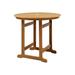 Red Barrel Studio® Edher Round 47.24" Outdoor Restaurant Bar Table Wood in Brown | 42.13 H x 47.24 W x 47.24 D in | Wayfair
