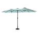 Arlmont & Co. 14.8 Ft Double Sided Outdoor Umbrella Rectangular Large For Sunshade w/ Crank | Wayfair 8E7F38FA5A274F759CE76EC4D4BABCCC