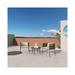 Corrigan Studio® Matthan Round 2 - Person 27.6" L Outdoor Restaurant Bistro Set w/ Cushions in Black/Green | 27.6 W x 27.6 D in | Wayfair