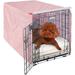 Tucker Murphy Pet™ Elzena Polyester Pet Crate Cover in Pink | 21 H x 19 W x 30 D in | Wayfair 438997D078A4497C913351026DB0086F