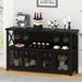 17 Stories Black Oak Bar Cabinet | Modern Design | Ample Storage | Sturdy & Easy Assembly | Wayfair D20C93AE8F6F4576A20C4A8F4801A05D