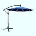 Arlmont & Co. 10 ft Outdoor Patio Umbrella Solar Powered LED Lighted Sun Shade Market Waterproof 8 Ribs Umbrella | Wayfair