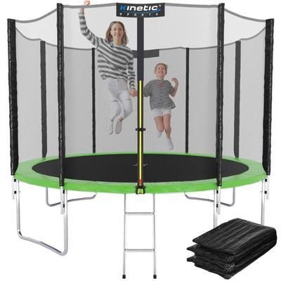 Trampolin Outdoor 'Salto Plus' - Komplett-Set für Kinder, usa Sprungtuch, Netz, Randpolster, Leiter Image