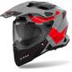 Airoh Commander 2 Reveal Casque de motocross, noir-gris-rouge, taille XS