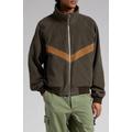 Tre Colorblock Stretch Corduroy Track Jacket