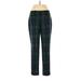 Lands' End Dress Pants - Mid/Reg Rise: Green Bottoms - Women's Size 6 Petite