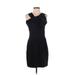 Black Halo Cocktail Dress - Party V Neck Sleeveless: Black Solid Dresses - Women's Size 10
