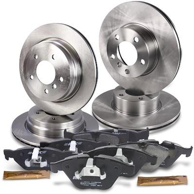 Bestprice Bremsscheiben + Bremsbeläge Vorne + Hinten für BMW Image