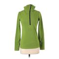 Calvin Klein Performance Track Jacket: Green Solid Jackets & Outerwear - Women's Size X-Small