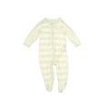 Baby Gap Long Sleeve Outfit: Ivory Stripes Bottoms - Size 6-12 Month