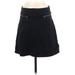 Athleta Casual A-Line Skirt Knee Length: Black Print Bottoms - Women's Size Small