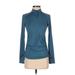 Carve Designs Track Jacket: Below Hip Teal Solid Jackets & Outerwear - Women's Size X-Small