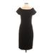 Pure Navy Casual Dress - Sheath: Black Solid Dresses - Women's Size 10