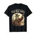 Wild West Horse. Western, Cowboy, Wildwestfan, Old West, T-Shirt