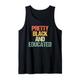 Hübsch, schwarz und gebildet - Black Pride African American BLM Tank Top