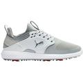 NEW Mens Puma Ignite PWRADAPT Caged Golf Shoes Grey / Silver / White 8.5 WIDE