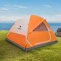 Camel Crown 3-4 Person Camping Tent Waterproof Lightweight Backpacking Tent for Camping Outdoor Dome Tent Windproof Emergency Tent Easy Up Family Tents with Carry Bag