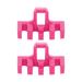 2Pcs Badminton Stringing Racquet Load Spreader Badminton Tennis Racquet Pulling Machine Threading Accessories High Loaded Spreader Protector Pink