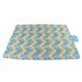 Foldable Picnic Blanket Soft Oxford Cloth Extra Large Portable Folding Sand Mat for Beach Camping Hiking Travel Outdoor Blue