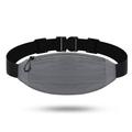 Sports Waist Bag Reflective Waterproof Small Phone Holder Running Waist Fanny Pack for Outdoor Sports Gray