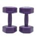 Dumbbell 8.8lb Pair Set 2 Dumbbells Hand Weights Hex Dumbbell Workout Training Fitness Equipment for Men Women