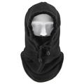 Winter Women Man Polar Fleece Men Bonnets Warmer Beanies Winter Hat Ski Mask Caps Balaclava BLACK