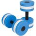 Rungungde Water Weights Aquatic Dumbbells for Pool Exercise Set 2PCS Water Dumbells Pool Resistance Water Aerobic Exercise Foam Dumbbell Aquatic Fitness Barbells Equipment for Men Women Weight Loss