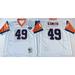 Mens Denver D.Smith #49 Vintage Football Jersey White