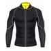 Men Long Sleeve Wetsuit Top Jacket Elastic Breathable Diving Clothes Diving Top L Size