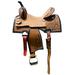 RESISTANCE Western Adult Barrel Premium Leather Horse Saddle