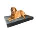 Orthopedic Dog Bed for Large Dog Portable Dog Cot with Zipper Cover XL Durable Pet Bed with Cooling Memory Foam Pad for Indoor Living Room Home Bedroom Apartment 40X35X4 Gray