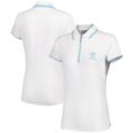 The Open 152nd Royal Troon Glenmuir Stella Mesh Shoulder Panel Polo - Weiß - Damen