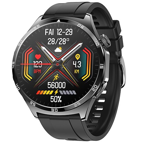 2024 NUOVO Orologio Smart 1.43 pollici Schermo Amoled Touch Full Monitoraggio della Glucosio nel Sangue ECG Monitoraggio della Pressione Sanguigna Monitoraggio della Temperatura Corporea Smartwatch