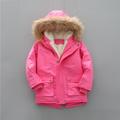 Kids Boys Fleece Jacket Hoodie Jacket Outerwear Solid Color Long Sleeve Zipper Coat Outdoor Adorable Daily Yellow Pink Navy Blue Spring Fall 7-13 Years