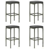 Irfora parcel 5 Piece Wicker Chairs Indoor Set Bars Patio Bars Patio 5 With Cushions Furniture Set Bars Poly Rattan Chairs Indoor Furniture Vidaxl Weather-resistant - - Bar Stool With 5-piece Rewis