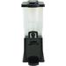 CBDP3BLKHF Beverage Dispenser With Hands Spigot W/Ice And Infuser Tube Rectangular 3 Gallon Plastic Black