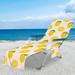 Kayannuo Easter Gifts Decor Clearance Beach Chair Cover With Side Pockets Microfiber Chaise Chair Towel Cover For Sun Lounger Pool Sunbathing Garden Beach Hotel Easy To Carry Around Mothers Day Gifts