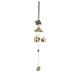 Elephant Wind Chimes Good Luck Chinese Style Temple Roofs Copper Wind Chimes with Crisp Music for Doorbell Home Decoration