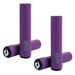 2X ODI Bicycle Grip Silicone Handlebar Grips Shock-Absorbing Soft Mountain Bicycle Grip Bike Accessories Purple