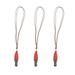 3 Pcs Necklace Necklaces Chokers for Kids Ceramic Chili Whistle Instrument Toy Red Ceramics Women s