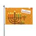 Happy Kwanzaa African Heritage Holiday Garden Flags 3 x 5 Foot Polyester Flag Double Sided Banner with Metal Grommets for Yard Home Decoration Patriotic Sports Events Parades
