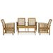 Irfora parcel Piece Patio Set Furniture Set Patio Furnature5 Set5 Piece Patio FurnatureTable WoodPiece Conversation Set Coffee Table Wood Set 4 Chairs Chusui