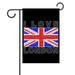 Vintage United Kingdom Patriotic Garden Flag A Memorial Day Polyester Double Sided Flag for Outdoor Home Patio Flower Pot Decor